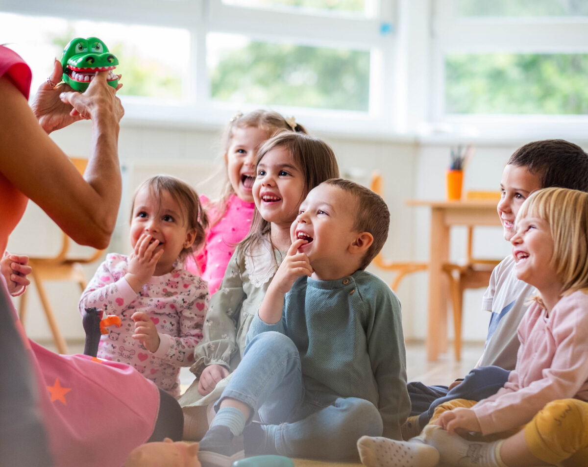 Kinder im Kindergarten